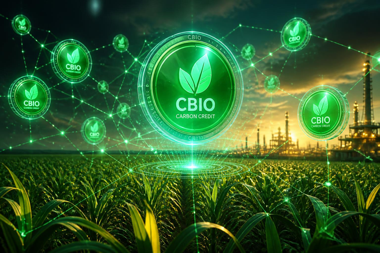 Tokens de carbono em rede blockchain
